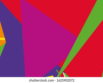 Abstract banner. Multicolored texture. Vector illustration template. Modern geometric vector illustration. Bright background. Abstract design banner template. Modern line art booklet template.