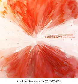 Abstract banner paints, vector background, colorful art illustration eps10