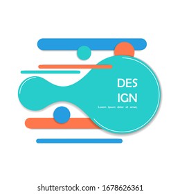 Abstract banner. Paper style Vector illustration. Shadow