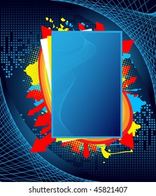 Abstraktes Banner mit Platz für Ihren Text