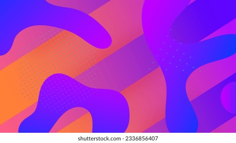Pancarta abstracta. Página Plástica. Sitio Web dinámico. Diseño De Moda Rosa. Art Landing Page. Volante Geométrico. Fondo Arcoiris Fluido. Presentación de negocios. Pancarta de resumen de Lilac