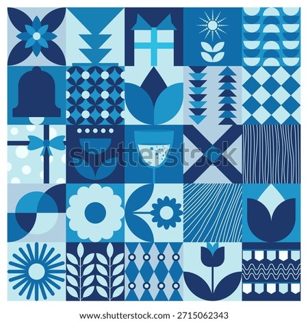abstract banner, poster, cover, or postcard. geometry Modern scandinavian style, vector illustration background