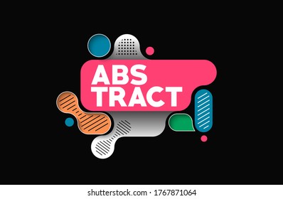 Abstract banner poster with space of your text, vector illustration Design shapes.