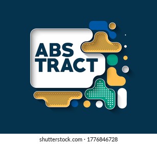 Abstract banner poster with space of your text, vector illustration Design shapes.