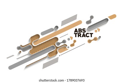 Abstract banner poster with space of your text, vector illustration Design shapes.  