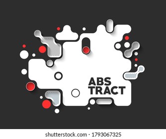 Abstract banner poster with space of your text, vector illustration Design shapes.