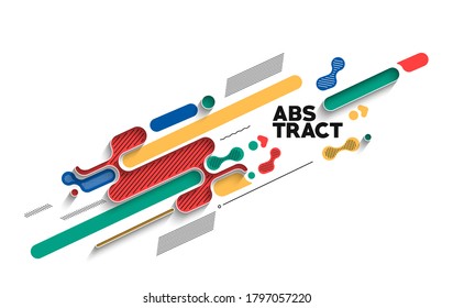 Abstract banner poster with space of your text, vector illustration Design shapes.  