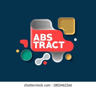 Abstract banner poster with space of your text, vector illustration Design shapes.