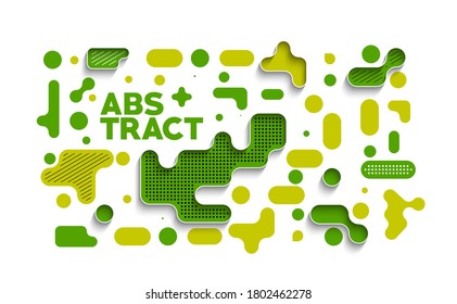 Abstract banner poster with space of your text, vector illustration Design shapes.  