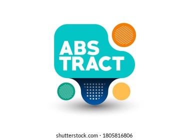Abstract banner poster with space of your text, vector illustration Design shapes.  