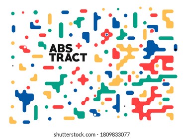 Abstract banner poster with space of your text, vector illustration Design shapes.  