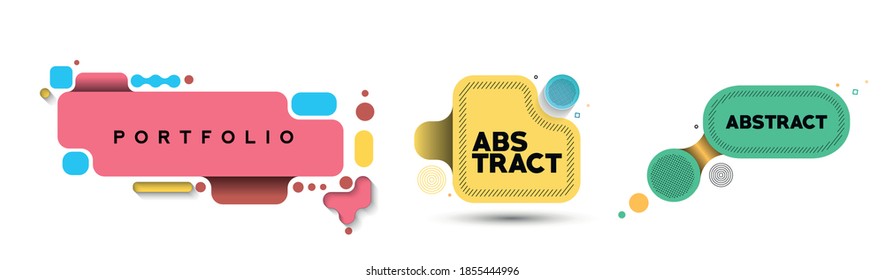 Abstract banner poster with space of your text, vector illustration Design shapes.