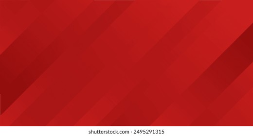 Abstract banner red background. bright red gradation, slash, halftone, memphis.