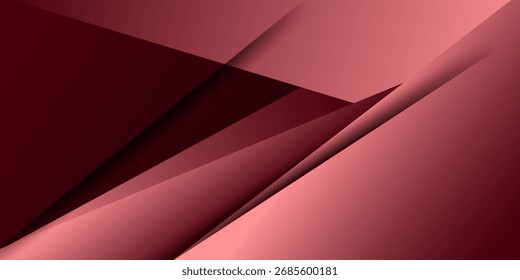Abstract banner with a red pattern background. Overlapping square design with trendy shadow lines. EPS10 vector.