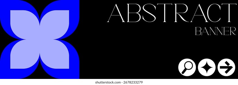 Banner abstrato com texto removível para o youtube, fundo do facbook e também site útil e design Ui,Ux.