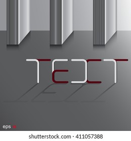 abstract banner retail space or a construction firm