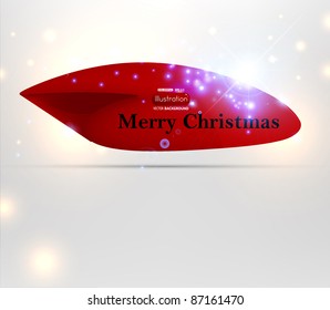 Abstract banner from ribbon vector background eps 10