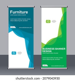 Resumen conjunto de pancartas, plantilla de banner estándar, diseño de pancartas moderno.