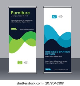 Resumen conjunto de pancartas, plantilla de banner estándar, diseño de pancartas moderno.