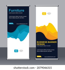 Resumen conjunto de pancartas, plantilla de banner estándar, diseño de pancartas moderno.