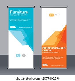 Resumen conjunto de pancartas, plantilla de banner estándar, diseño de pancartas moderno.