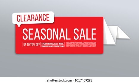 Abstract banner sale vector illustration.