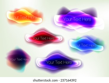 Abstract Banner Set