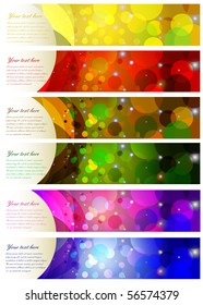 Abstract Banner Set