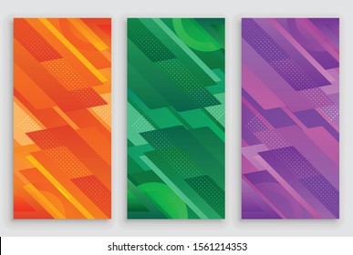 Abstract Banner Set -  For Background Use And Anything That Related Exampel (Background, Banner, Pattern, Brochure, Flyer, Poster, Abstract, Cover, Card, Template, Banners, Lines, Leaflet, Graphic)