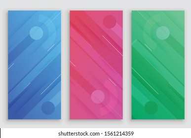 Abstract Banner Set -  For Background Use And Anything That Related Exampel (Background, Banner, Pattern, Brochure, Flyer, Poster, Abstract, Cover, Card, Template, Banners, Lines, Leaflet, Graphic)