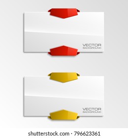 abstract banner set. The rectangle form as two advertising poster. The flat banner image. Advertising Design shape. label banner tag.