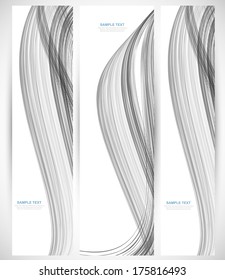 abstract  banner set Vector illustration
