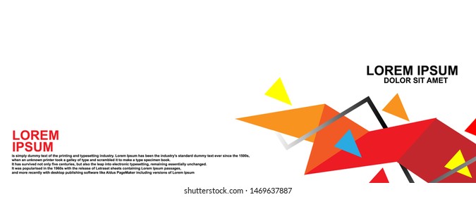 abstract banner with soft gradient color 