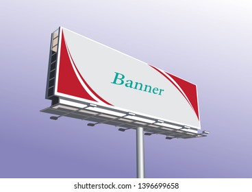 abstract banner stand up eps