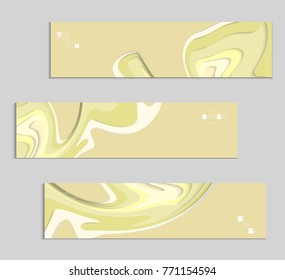 Abstract banner template with 3D paper cut art. Vector  paper cut layers create topography map concept or smooth origami paper carving craft. Wavy layered material design paper art poster.