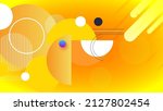 abstract banner template backgroound in yellow.