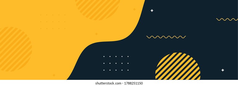 ิิModern abstract banner template, geometric element banner