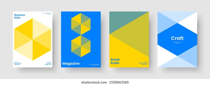 Abstract Banner Template. Geometric Poster Design. Isolated Background Layout. Brochure. Book Cover. Report. Business Presentation. Flyer. Journal. Magazine. Pamphlet. Advertising. Brand Identity