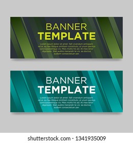 Abstract Banner template Premium Vector