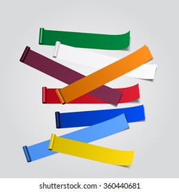 Abstract banner template for your design. Vector illustration