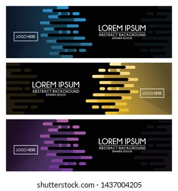 abstract Banner Templates background design vector