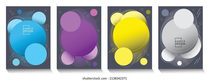Abstract banner templates. modern geometry. Can be used for business cards, websites, social media covers, banner ads, flyers, invitation cards 5