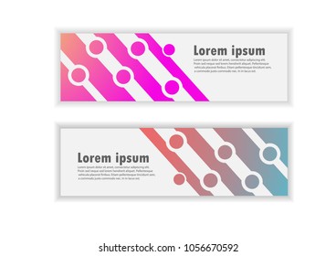 abstract banner vector 