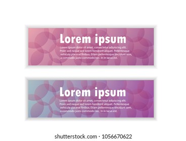 abstract banner vector 