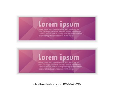 abstract banner vector 