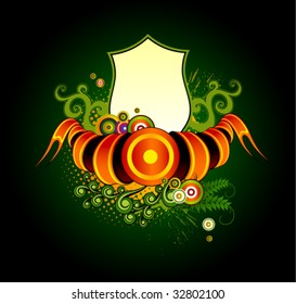 abstract banner vector