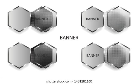 Abstract banner vector. Vector design banner background. Space for background design, can be used for display or montage your products