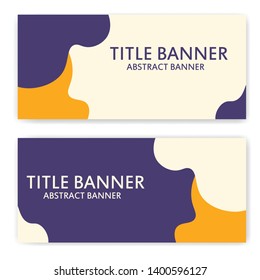 abstract Banner Vector Template Background Modern 2