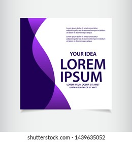 Abstract banner vector template. Design illustration for banner; advertising; greeting cards or print. Design happiness celebration.