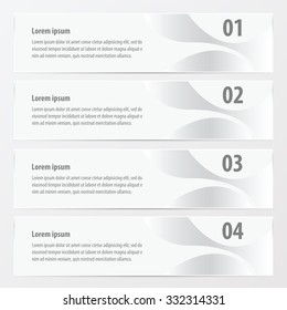 abstract banner  white color